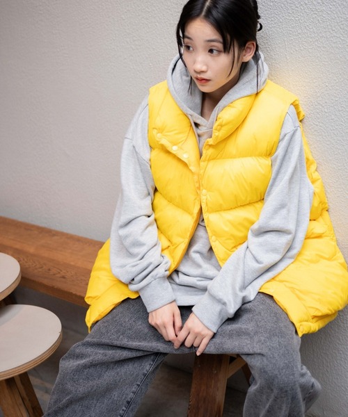 WEGO（ウィゴー） ベスト MEDIUM イエロー メンズ : ZOZOTOWN Yahoo!店