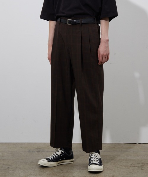 「JUNRED」 スラックス L ブラウン メンズ_画像7