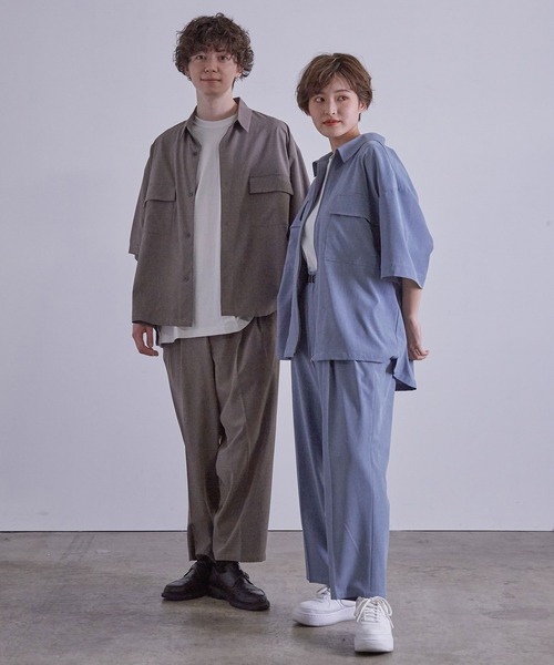 「JUNRED」 スラックス L ブラウン メンズ_画像8