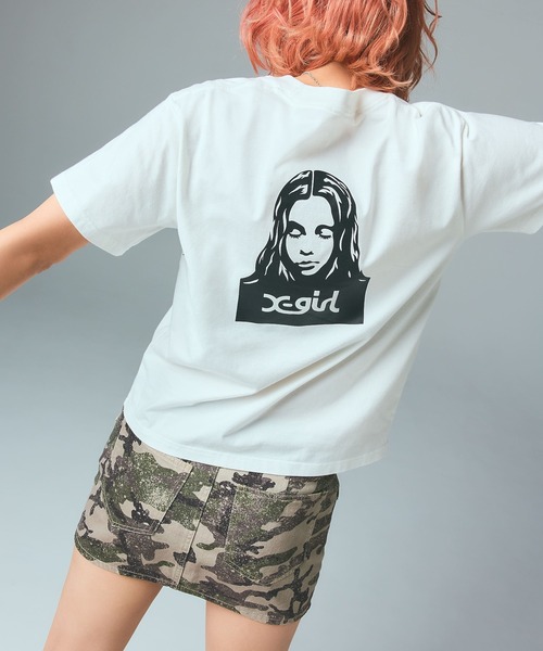 X-girl（エックスガール） スカート FLAP POCKET MINI SKIRT