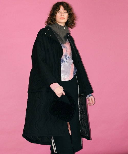 Maison special オーバーサイズコート　ブラック MAISON SPECIAL（メゾンスペシャル） コート FREE ブラック レディース