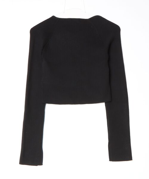「EMODA」 長袖ニット FREE ブラック レディース_画像2