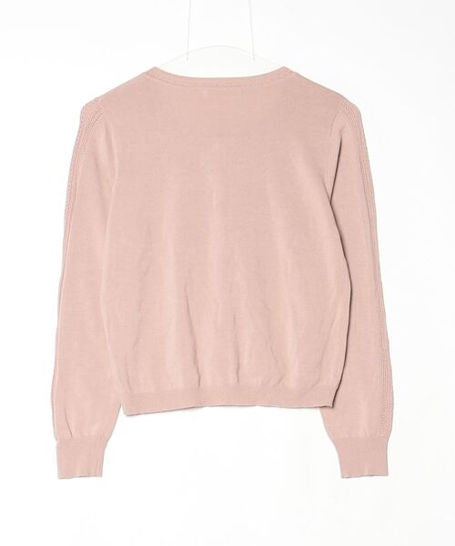 「Debut de Fiore」 ニットカーディガン 38 ピンク レディース_画像2