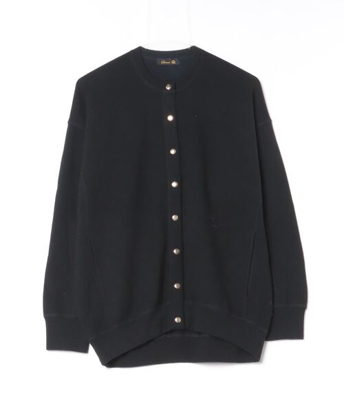 Drawer ドゥロワー　黒　長袖カーディガン DRAWER（ドゥロワー） カーディガン - ブラック レディース : ZOZOTOWN