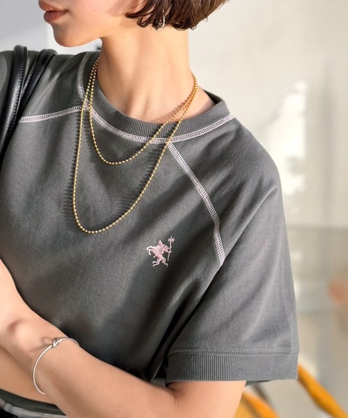 classicalelf（クラシカルエルフ） tシャツ 半袖 垢抜け配色で大人の