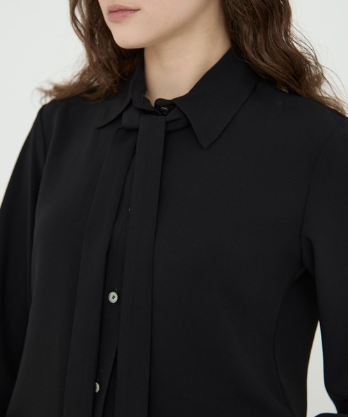 CINOH（チノ） ブラウス シャツ 「CINOH/チノ」BLACK FORMAL BOWTIE