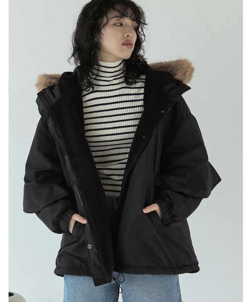 「Re:EDIT」 ブルゾン LARGE ホワイト系その他 レディース_画像2