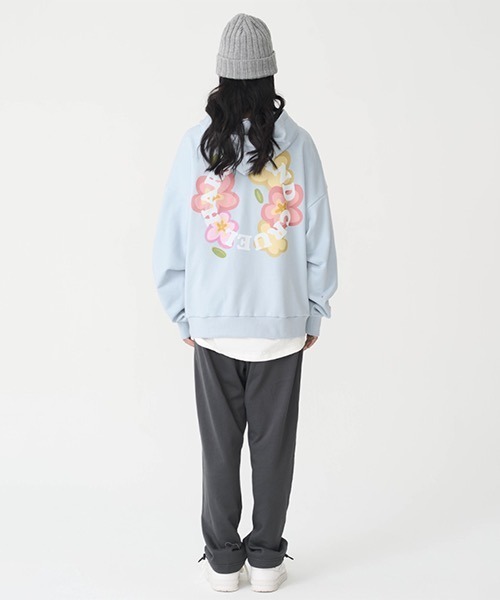 「HARSH AND CRUEL」 プルオーバーパーカー L ホワイト メンズ_画像3