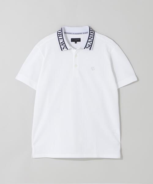 St ANDREWS ポロシャツ TEXBRIDシャドーボーダーカノコ半袖ポロシャツ