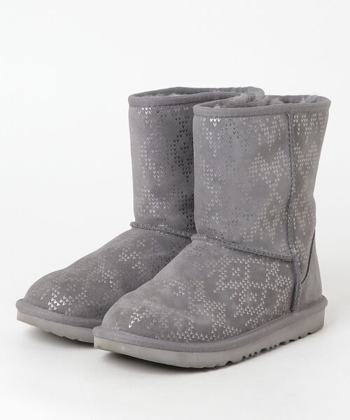 UGG アグ Cambridge ケンブリッジ ムートンブーツ US7 グレー UGG アグ Cambridge ケンブリッジ ムートンブーツ US7 グレーの通販は