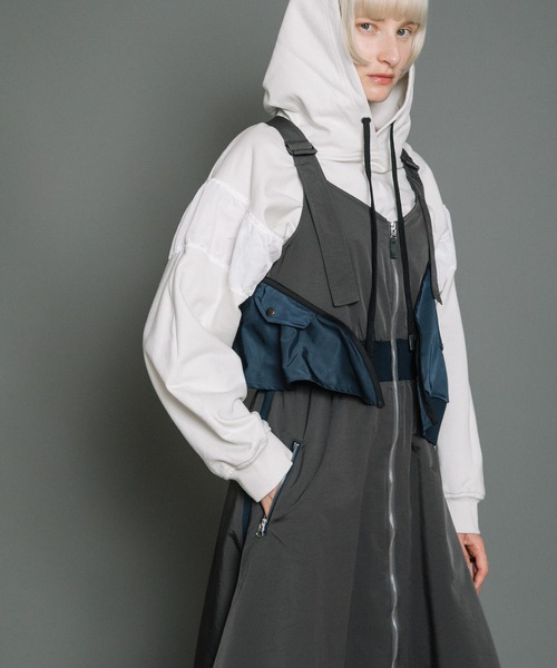 「AULA AILA」 サロペットスカート 1 ブラック レディース_画像4