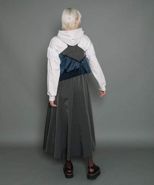 「AULA AILA」 サロペットスカート 1 ブラック レディース_画像6