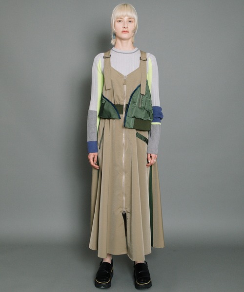 「AULA AILA」 サロペットスカート 1 ブラック レディース_画像7