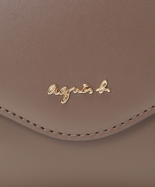 agnes b. 三つ折り財布 　アニエスベー　ブラウン　TAW02-01 agnes b.｜アニエスベーの財布（ブラウン/茶色系・三つ折り）通販