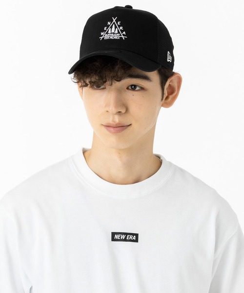 「NEW ERA」 メッシュキャップ FREE ブラック メンズ_画像2