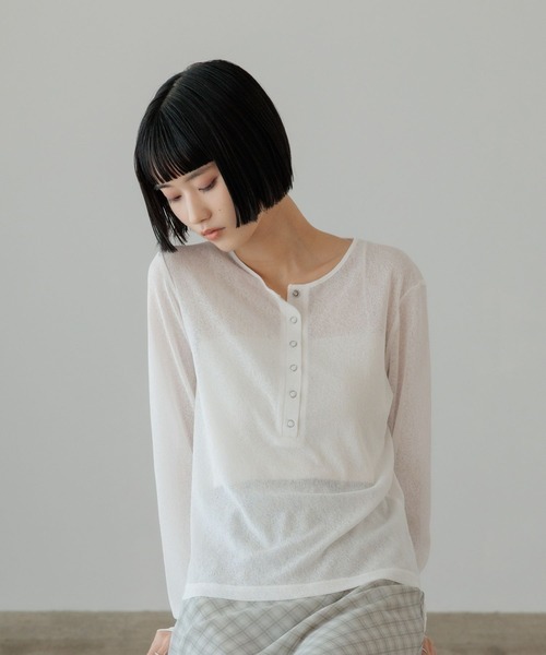 LOWRYS FARM（ローリーズファーム） tシャツ USEFULヘンリープル