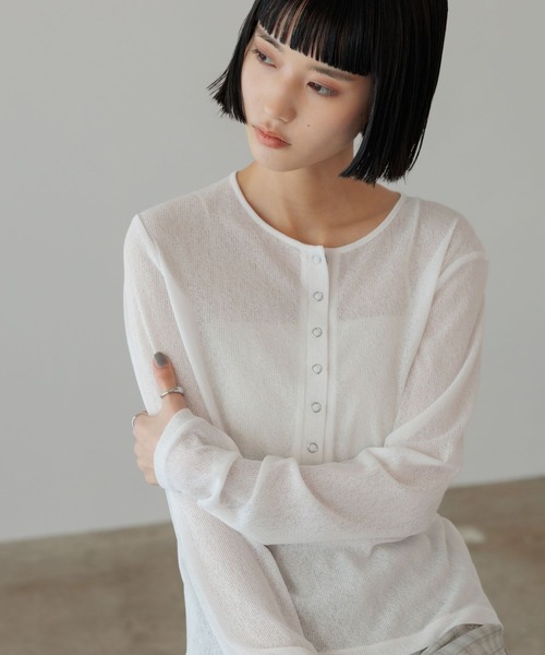 LOWRYS FARM（ローリーズファーム） ヘンリーネック tシャツ