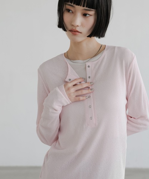 LOWRYS FARM（ローリーズファーム） tシャツ USEFULヘンリープル