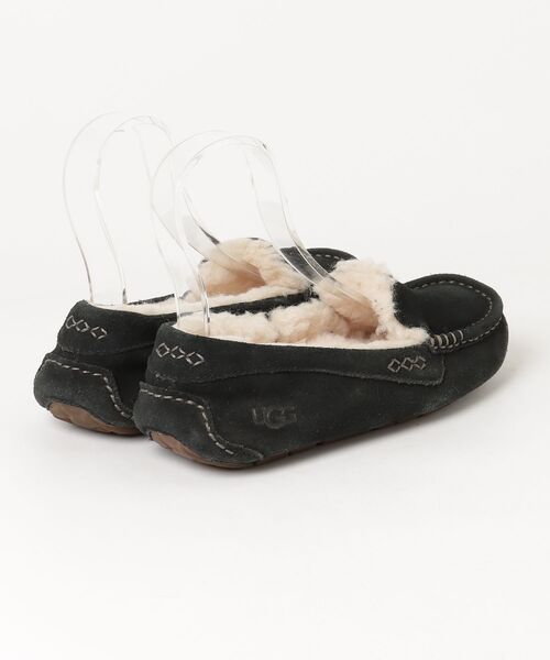 「UGG」 モカシンシューズ 24cm ブラック レディース_画像2