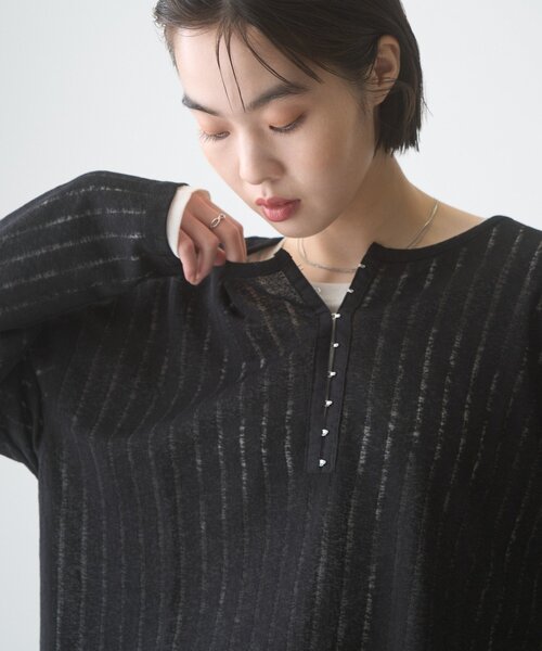 CIAOPANIC TYPY（チャオパニックティピー） ヘンリーネック tシャツ