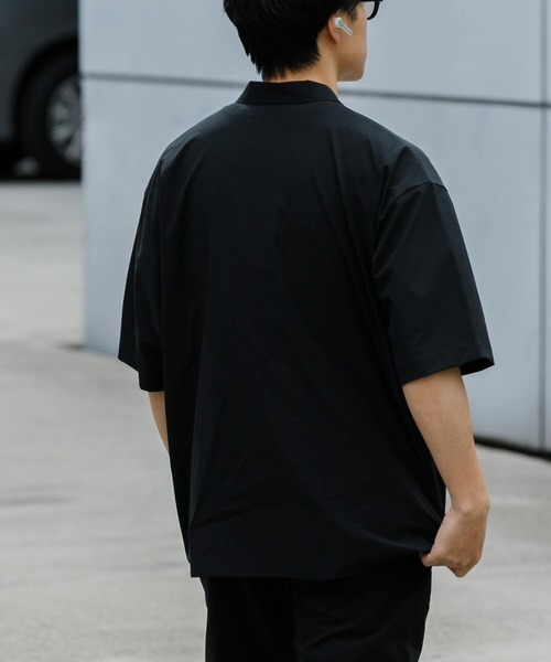 「URBAN RESEARCH」 半袖シャツ MEDIUM チャコールグレー メンズ_画像3