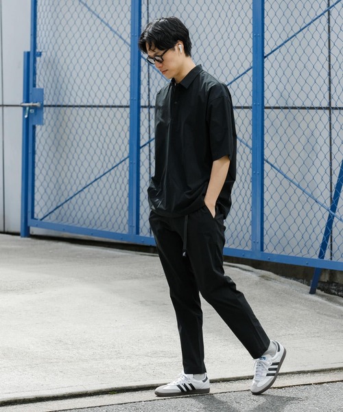 「URBAN RESEARCH」 半袖シャツ MEDIUM チャコールグレー メンズ_画像5