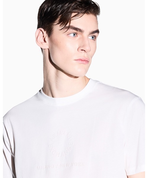 ARMANI EXCHANGE tシャツ 「A|X アルマーニ エクスチェンジ」エンボス 