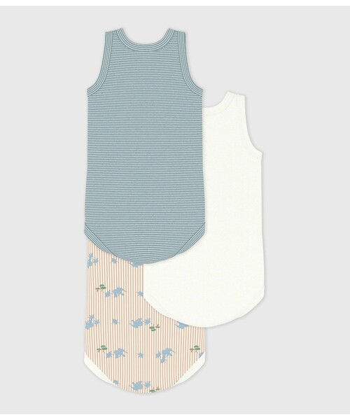 PETIT BATEAU（プチバトー） ベビー服 ロンパース プリント