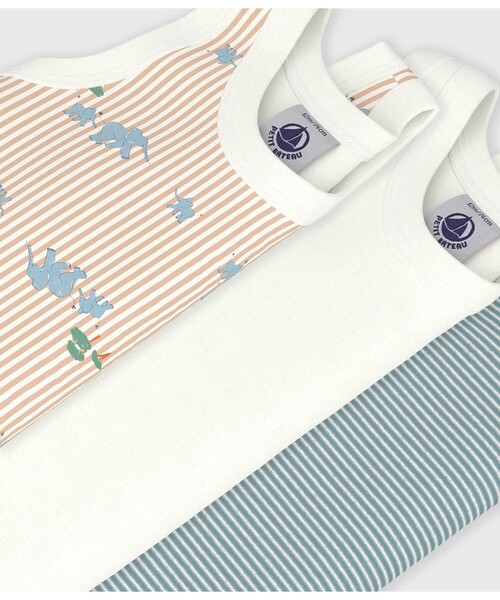 PETIT BATEAU（プチバトー） ベビー服 ロンパース プリント