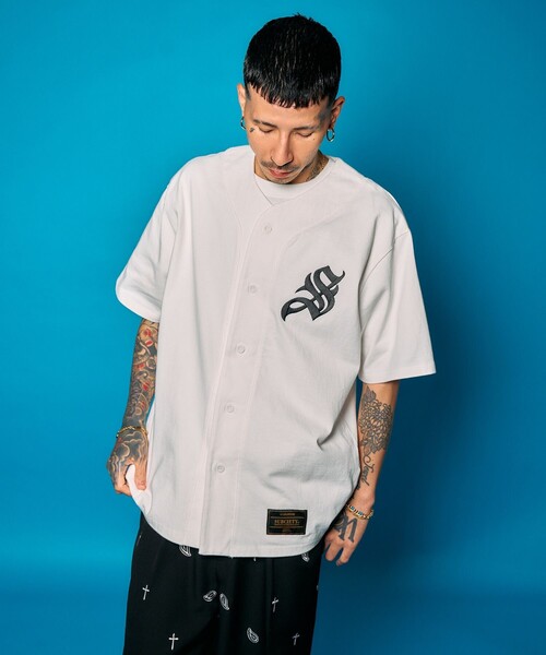 Subciety（サブサエティ） シャツ 半袖 Jersey baseball shirt メンズ