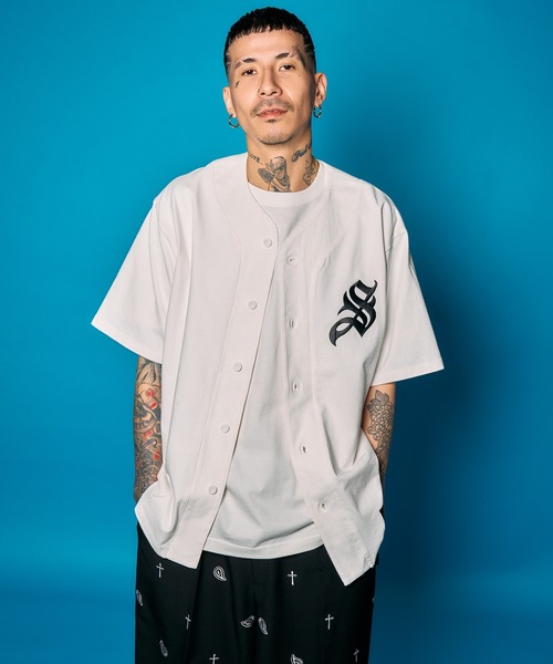 Subciety（サブサエティ） シャツ Jersey baseball shirt メンズ