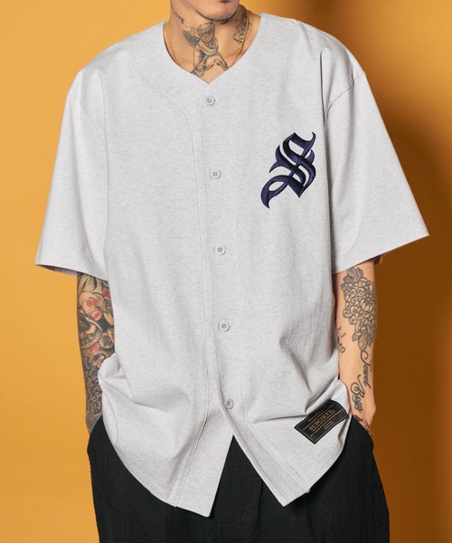 Subciety（サブサエティ） シャツ 半袖 Jersey baseball shirt メンズ
