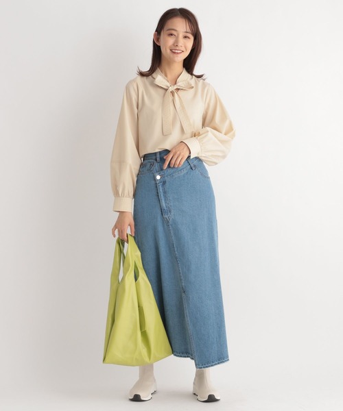 「Andemiu」 長袖ブラウス FREE ブラック レディース_画像3