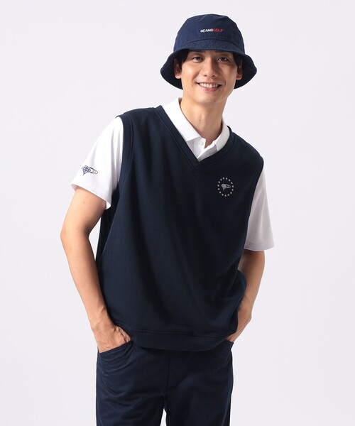 BEAMS GOLF（ビームス ゴルフ） ベスト ジレ 「MEN」ORANGE LABEL