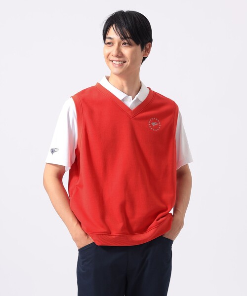 BEAMS GOLF（ビームス ゴルフ） ベスト ジレ 「MEN」ORANGE LABEL