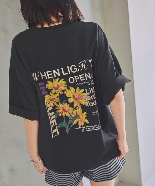 philly オリジナルマーガレットプリントT PBLIM tシャツ 「UNISEX」マーガレットT バックプリント / 刺繍