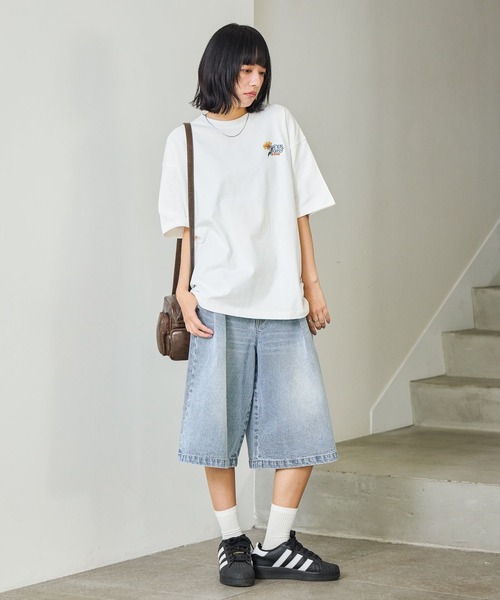 tシャツ 「UNISEX」マーガレットT　バックプリント / 刺繍 レディース メンズの画像
