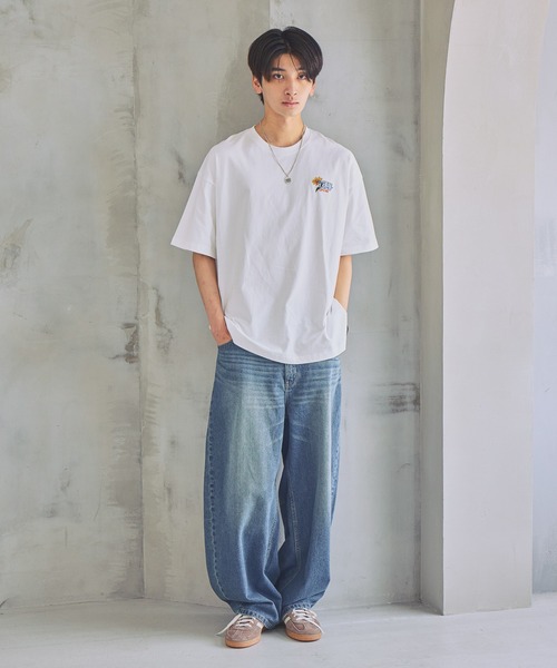 tシャツ 「UNISEX」マーガレットT　バックプリント / 刺繍 レディース メンズの画像