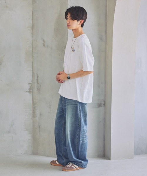tシャツ 「UNISEX」マーガレットT　バックプリント / 刺繍 レディース メンズの画像