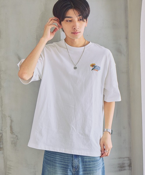 philly オリジナルマーガレットプリントT PBLIM tシャツ 「UNISEX」マーガレットT バックプリント / 刺繍