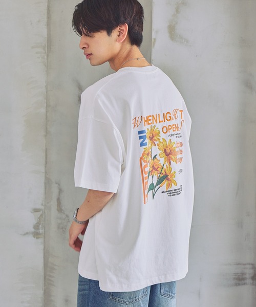 tシャツ 「UNISEX」マーガレットT　バックプリント / 刺繍 レディース メンズの画像