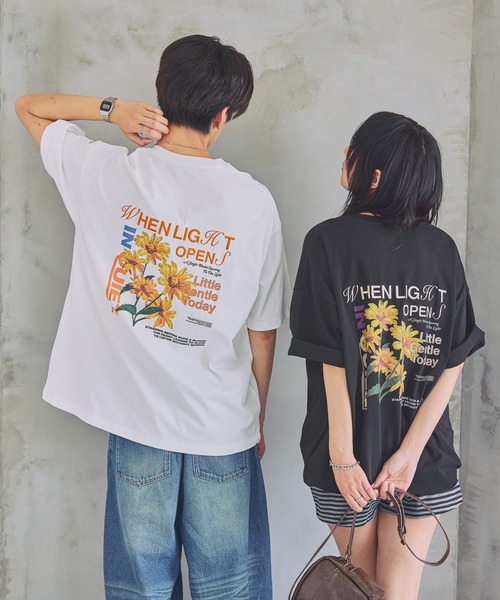 PBLIM tシャツ 「UNISEX」マーガレットT バックプリント / 刺繍