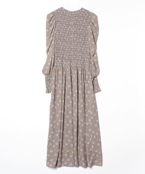 「Demi-Luxe BEAMS」 「BEAMS SALON 」長袖ワンピース 38 ブラック レディースの画像