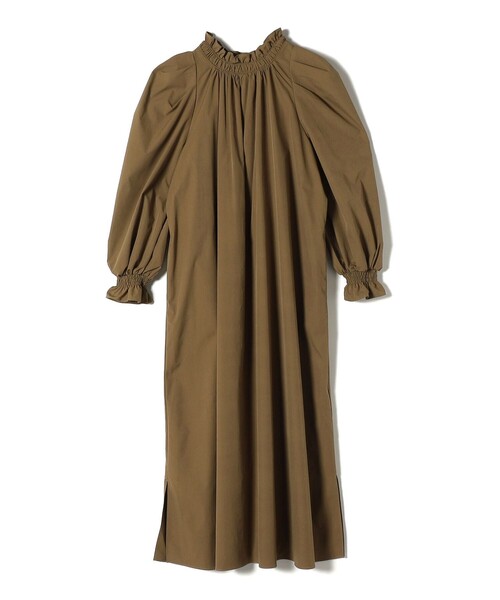 「ships little black」 長袖ワンピース ONE SIZE オリーブ レディース_画像3