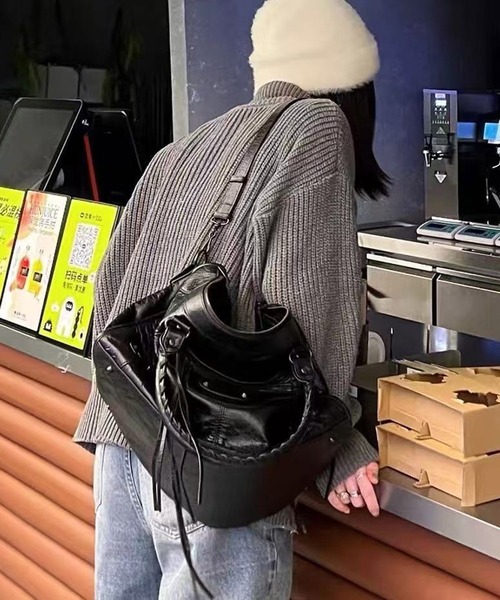 「MEMECLE」 2WAYバッグ FREE ブラック レディース_画像5