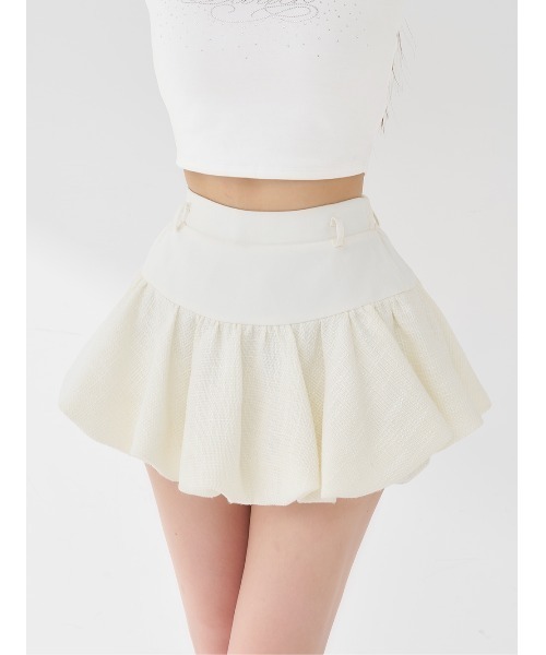 Darich（ダーリッチ） スカート ドッキングツイードバルーンミニ
