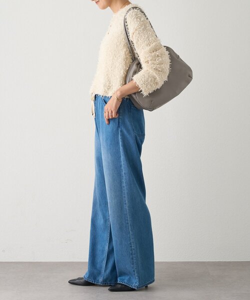 ビアズリー　デニムパンツ BEARDSLEY（ビアズリー） デニムパンツ 2 サックスブルー レディース