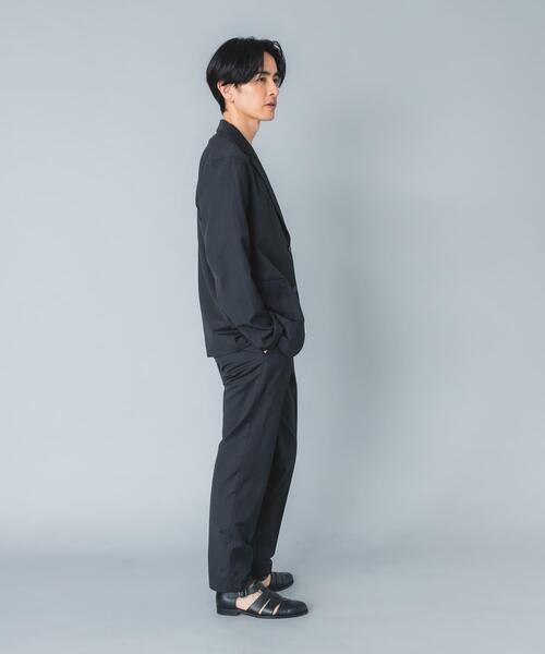 XL リネン混　ビューティーアンドユース　スーツセットアップ ネイビー　無地 URBAN RESEARCH ROSSO MEN セットアップ 「イージーケア」「XLサイズ