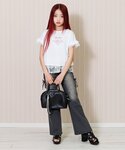 tシャツ フリル袖りぼんTシャツ キッズ 子供...の詳細画像3