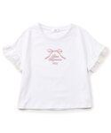 tシャツ フリル袖りぼんTシャツ キッズ 子供...の詳細画像1